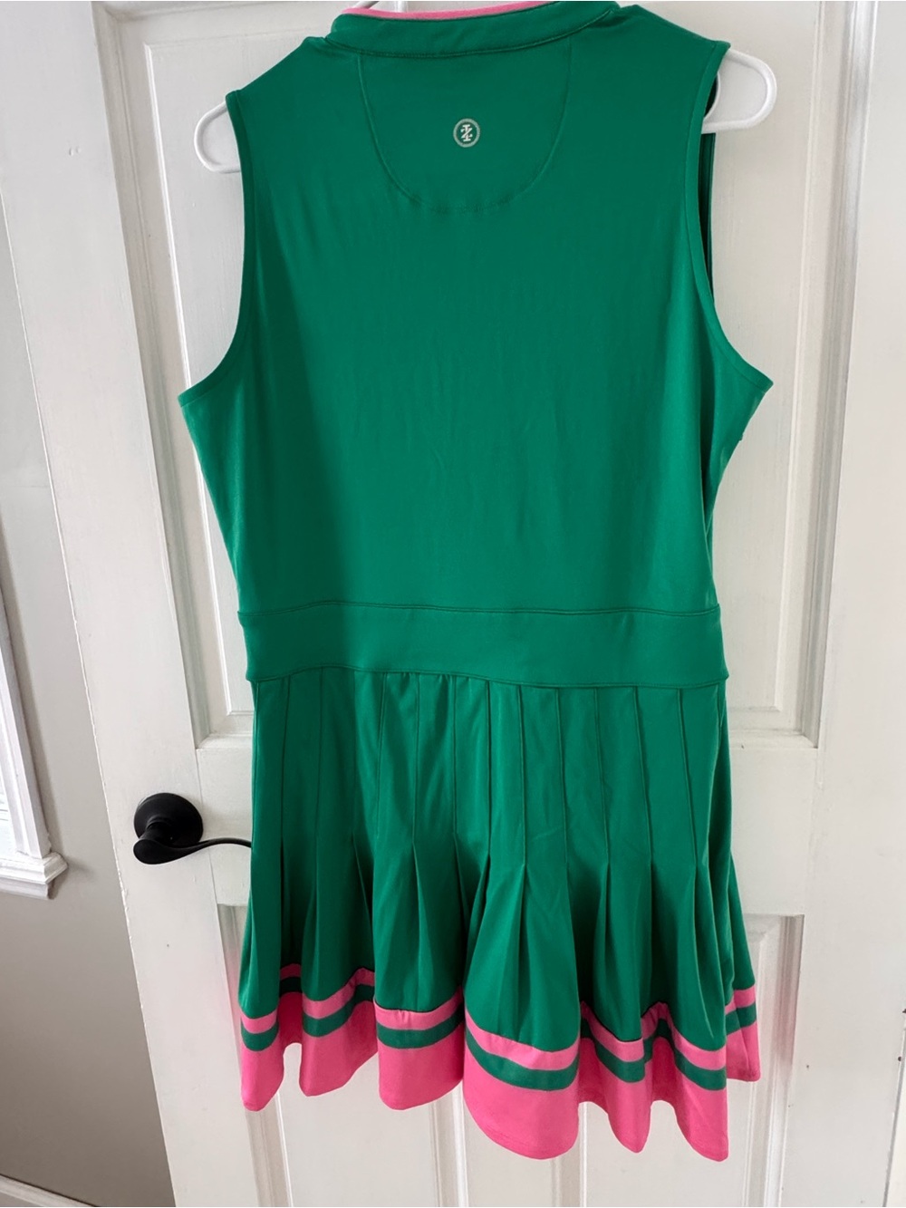 Izod Green Athletic Dress with Pink Trim - Picture 2 of 3